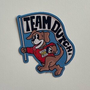Dutch Bros Team Dutch Dog Sticker